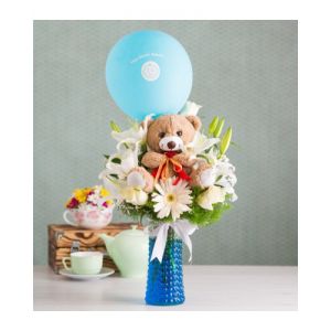 Welcome Baby Boy Arrangement